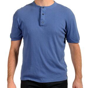 John Galliano Men's Blue Ribbed Short Sleeve T-Shirt US M IT 50